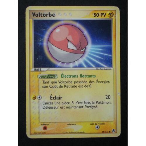 Pokémon - Voltorbe - Rouge Feu & Vert Feuille 85/112
