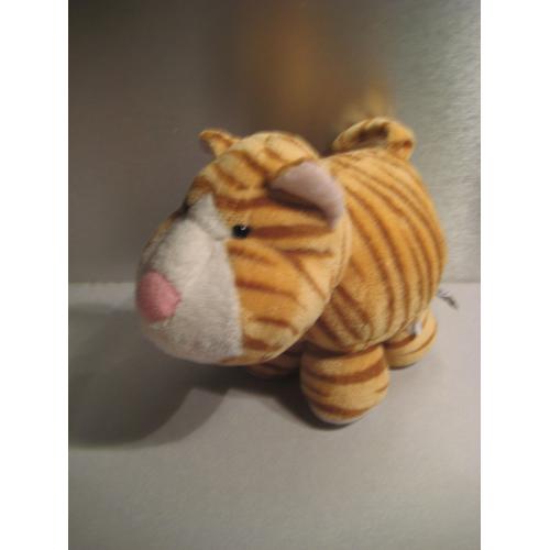 Peluche Chat Roux tigré 19 cm