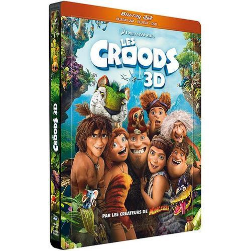 Les Croods - Combo Blu-Ray 3d + Blu-Ray + Dvd