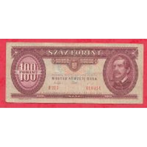 Hongrie ( Magyar) = Billet De 100 Forint, De Décembre 1993.