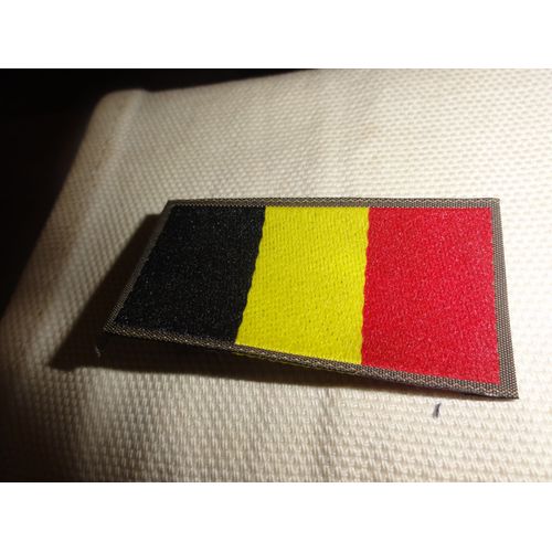 Écusson Tissue  Armée Belge Au Couleur Du Pays