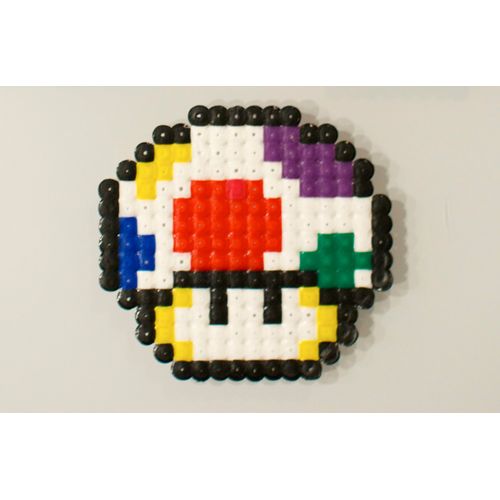 Figurine Champi Toad Super Mario Nintendo / Multicolore / Hama