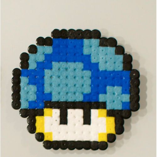 Figurine Champi Toad Super Mario Nintendo / Bleu / Hama