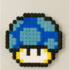 Figurine Champi Toad Super Mario Nintendo / Bleu / Hama