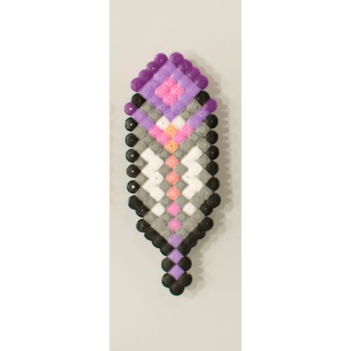 Figurine Plume Super Mario Nintendo / Violette / Hama