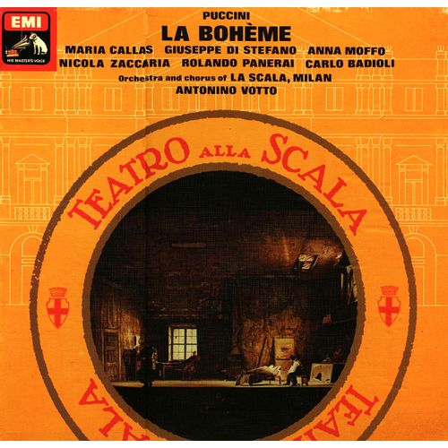 [Disque 33 T Vinyle] La Boheme Puccini Teatro Alla Scala, Maria Callas, La Voix De Son Maître (Coffret 2 Disques)