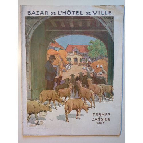 Bazar De L'hôtel De Ville : Fermes Et Jardins 1928