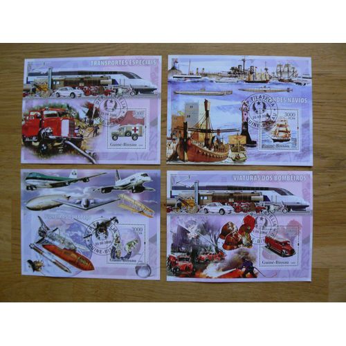 Guiné-Bissau. Lot De 4 Blocs Feuillets. Année 2006