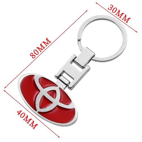 Porte clé Toyota en métal