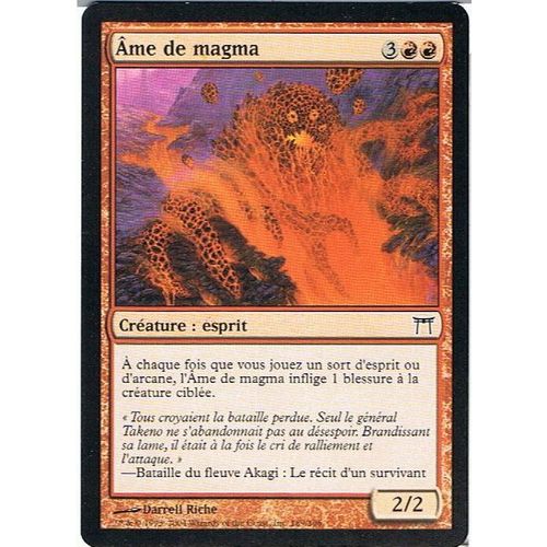 Carte Magic Foil / Brillante Ame De Magma Guerriers De Kamigawa 189/306