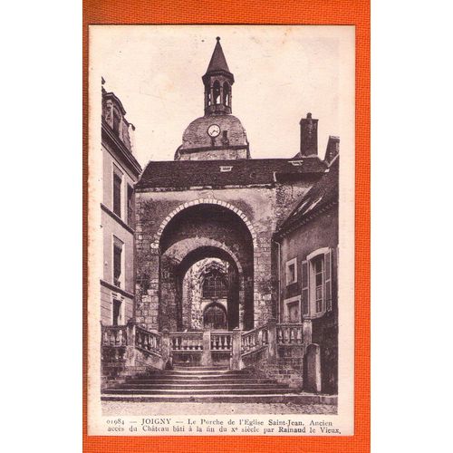 Cpa Joigny Le Porche De L Eglise Saint Jean