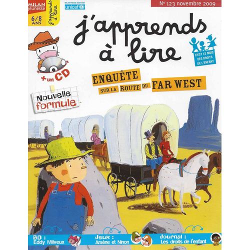 J'apprends À Lire  N° 123 : Enquête Sur La Route Du Far West