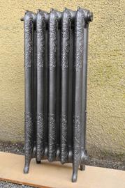 Radiateur fonte fleuri type rococo - 5 branches