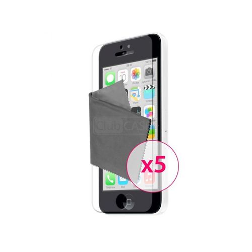 Caseink - Films De Protection Clear Hd Iphone 5c Lot De 5
