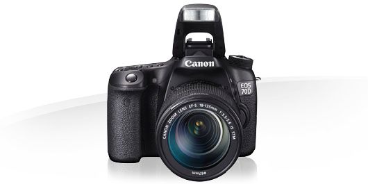 Canon EOS 70D - Appareil photo numrique - Reflex - 20.2 MP - APS-C - 1080p - 7.5x zoom optique objectif EF-S 18-135 mm - Wi-Fi_image_5|Rakuten