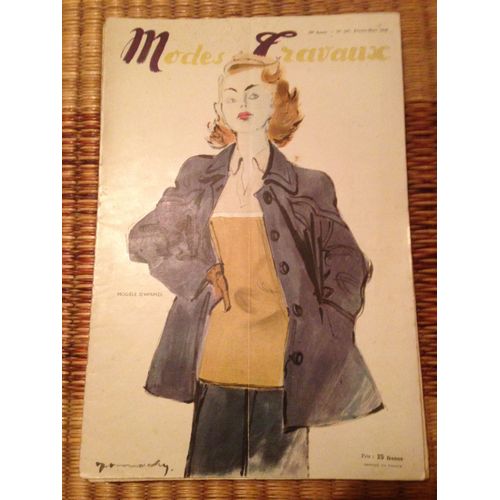 Modes Et Travaux Magazine, N° 567, Février-Mars 1948. 30è Année