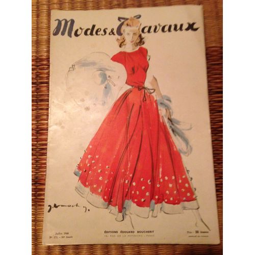 Modes Et Travaux Magazine, N° 571, Juillet 1948. 30è Année