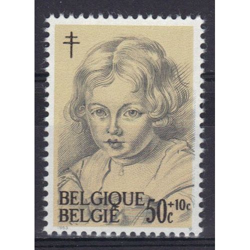 Belgique 1963 : Au Profit Des Oeuvres Antituberculeuses : Oeuvres De Pierre Paul Rubens : Fillette De Balthazar Bernier - Timbre Neuf **
