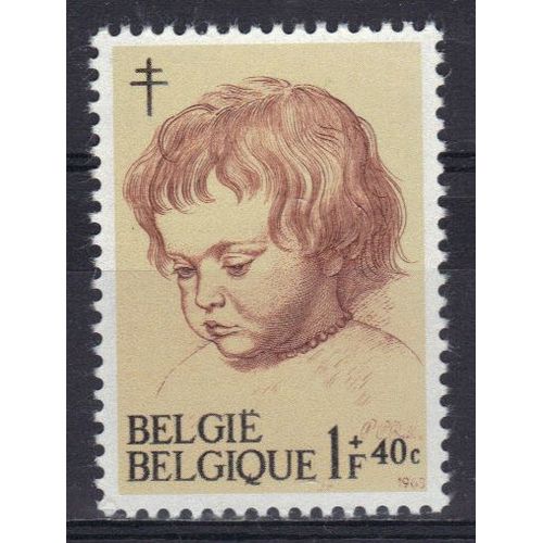 Belgique 1963 : Au Profit Des Oeuvres Antituberculeuses : Oeuvres De Pierre Paul Rubens : Nicolas Rubens À 2 Ans - Timbre Neuf **