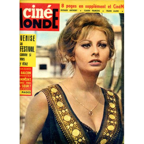 Cinemonde N° 1517 Du 3 Septembre 1963 - Sophia Loren