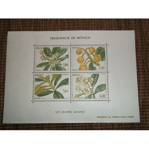 Les Quatre Saisons Du Bibassier, Principauté De Monaco, Neuf