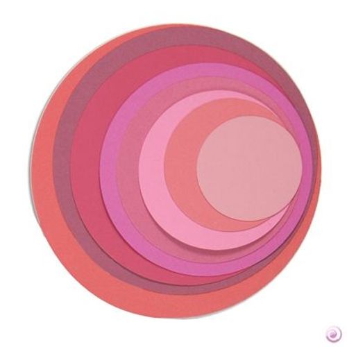 Sizzix 657551 Framelits Pack De 8 Matrices De Découpage 8pk Cercles 25,7 X 15,7 X 0,8 Cm