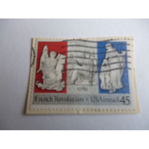 Timbre " Etats Unis :French Revolution 1789".