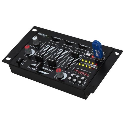 Table de mixage 4 voies - 7 canaux avec USB et Bluetooth