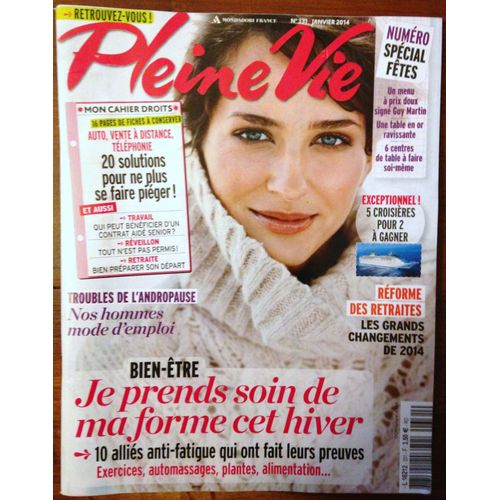 Pleine Vie 331 Bien Être Prendre Soin De Sa Forme Cet Hiver