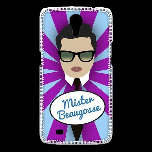 Coque  Samsung Galaxy Mega Mister Beau Gosse Brun