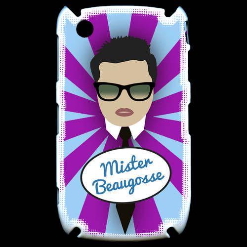 Coque  Blackberry 8520 Mister Beau Gosse Brun