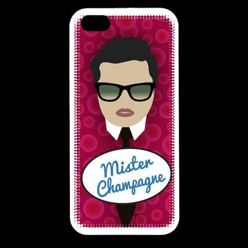 Coque  Iphone 5 Mister Champagne Brun