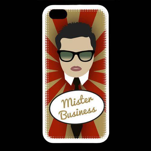Coque  Iphone 5 Mister Business Brun
