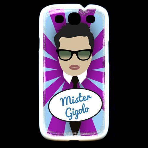 Coque  Samsung Galaxy S3 Mister Gigolo Brun