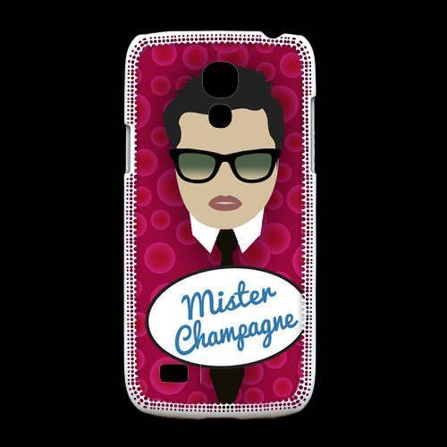 Coque  Samsung Galaxy S4mini Mister Champagne Brun