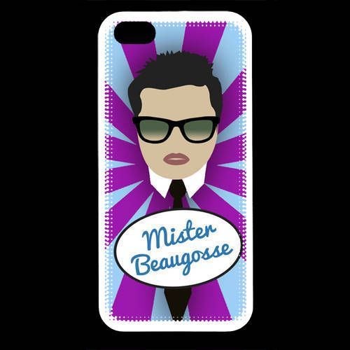 Coque  Iphone 5 Mister Beau Gosse Brun