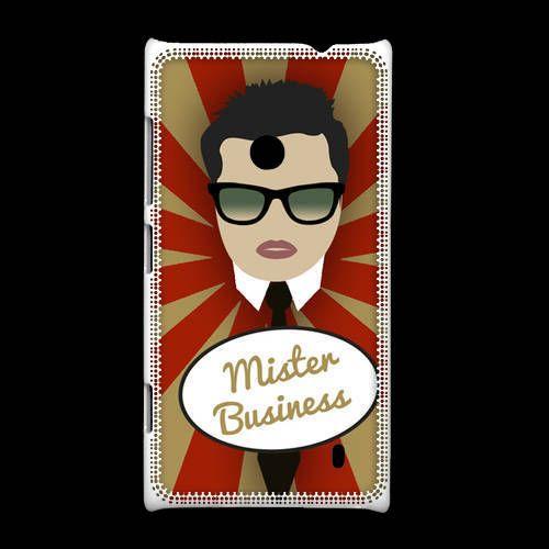 Coque  Nokia Lumia 520 Mister Business Brun