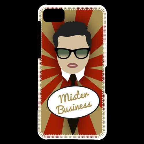 Coque  Blackberry Z10 Mister Business Brun