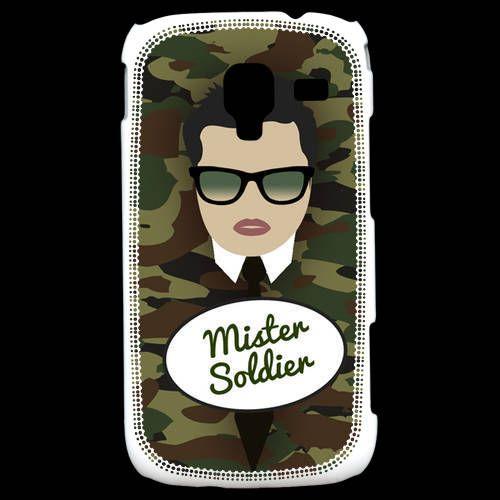 Coque  Samsung Galaxy Ace 2 Mister Soldier Brun