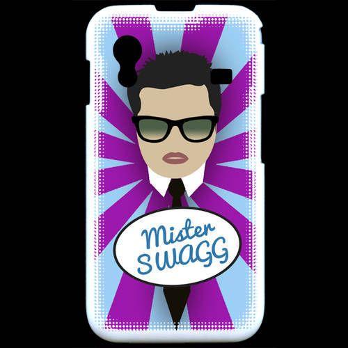 Coque  Samsung Ace S5830 Mister Swag Brun