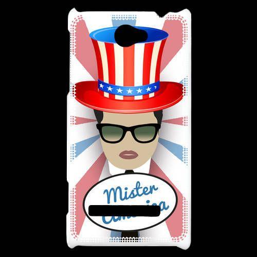 Coque  Htc Windows Phone 8s Mister América Brun