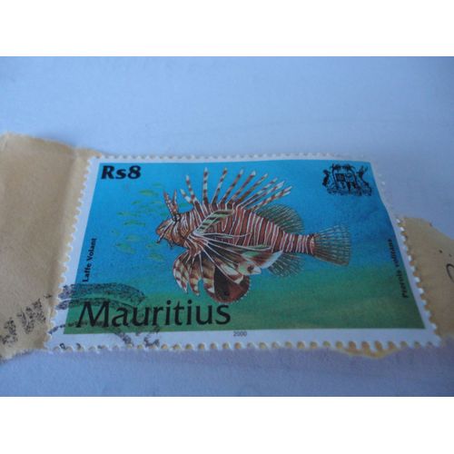 Timbre Mauritius Rs8