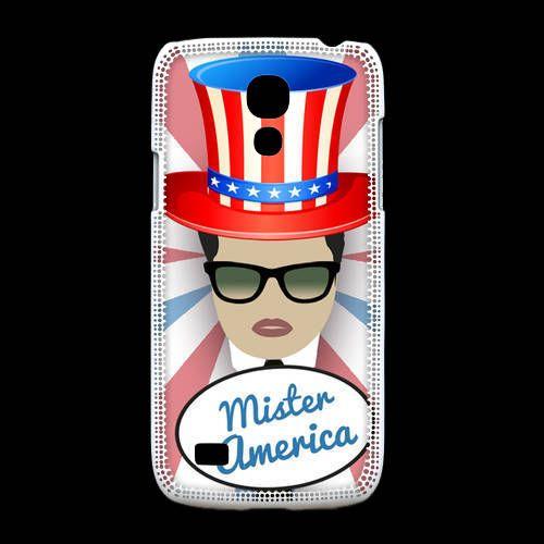 Coque  Samsung Galaxy S4mini Mister América Brun