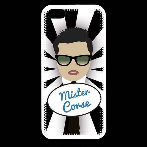 Coque  Iphone 5 Mister Corse Brun