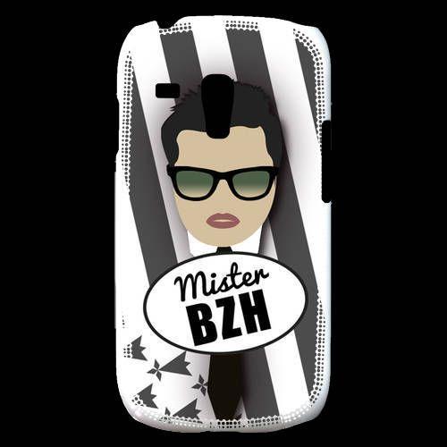 Coque  Samsung Galaxy S3 Mini Mister Bretagne Brun