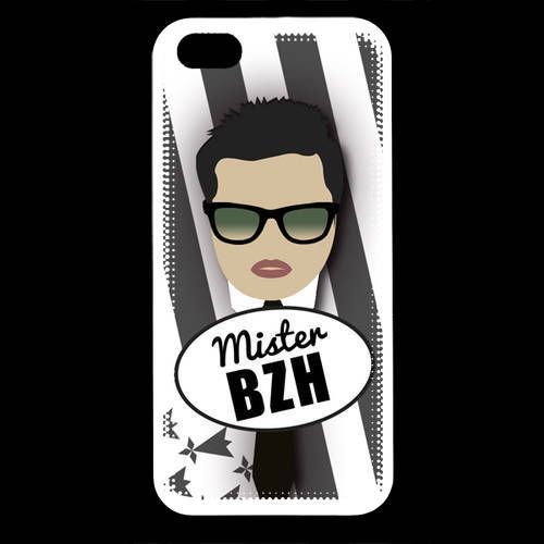 Coque  Iphone 5 Mister Bretagne Brun