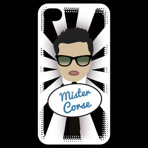 Coque  Iphone 4 / Iphone 4s Mister Corse Brun