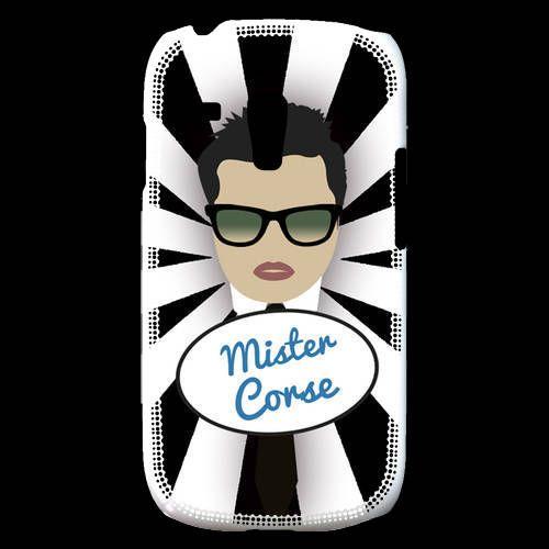 Coque  Samsung Galaxy S3 Mini Mister Corse Brun