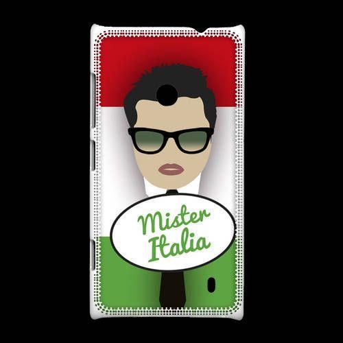 Coque  Nokia Lumia 520 Mister Italie Brun