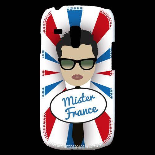 Coque  Samsung Galaxy S3 Mini Mister France Brun